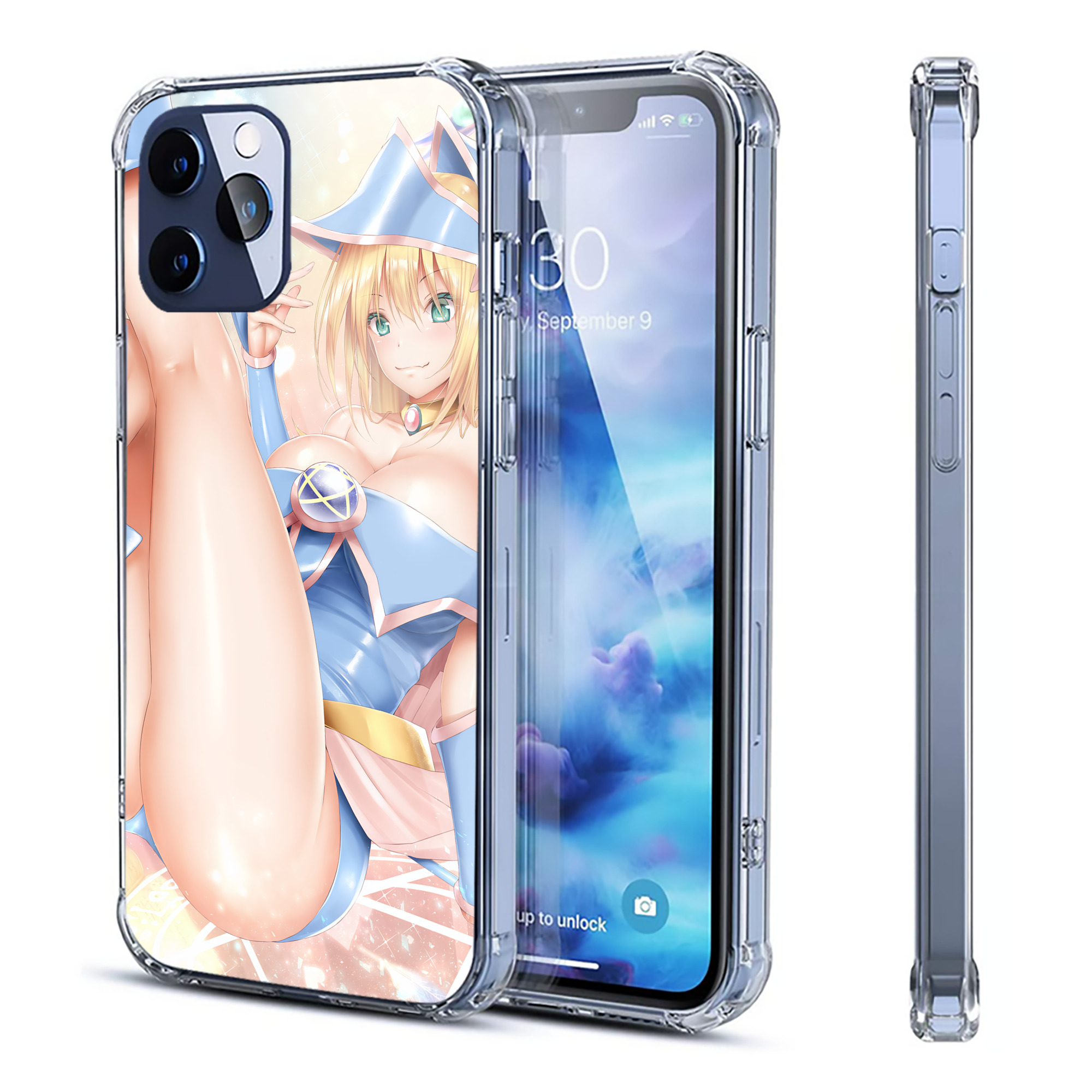 （画像用） 遊☆戯☆王 Yu-Gi-Oh! 【iPhone 12シリーズ対応】透明スマホケース（クリアソフトケース）